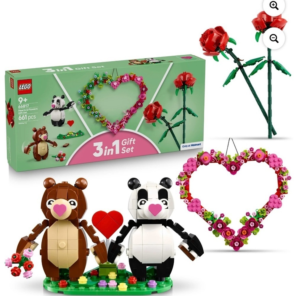 LEGO Hearts & Flowers Gift Set